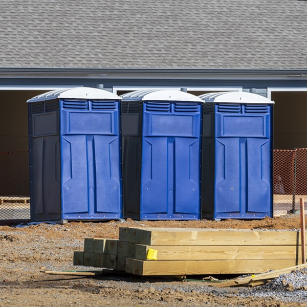 are there any restrictions on what items can be disposed of in the porta potties in Mineral